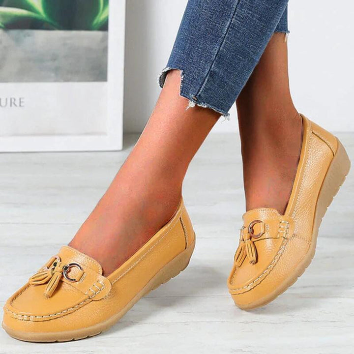 Kvinners Retro Wedge Loafers