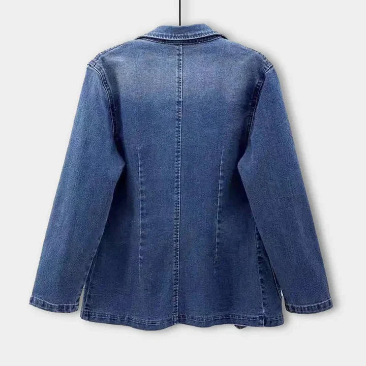 Stilig Denim Blazer for Kvinner