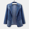 UrbanEdge – Denim Blazer med Klassisk Passform