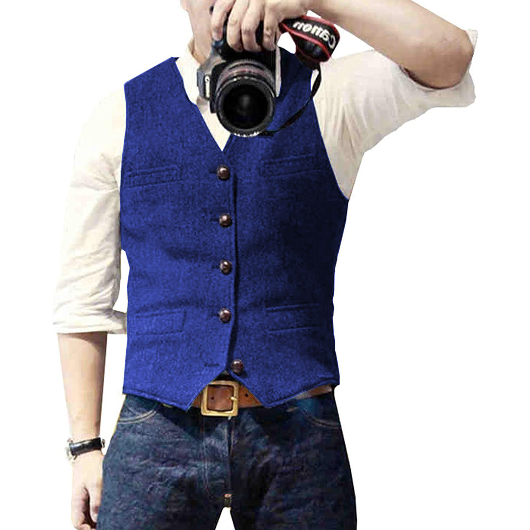 Herre Denim Vest