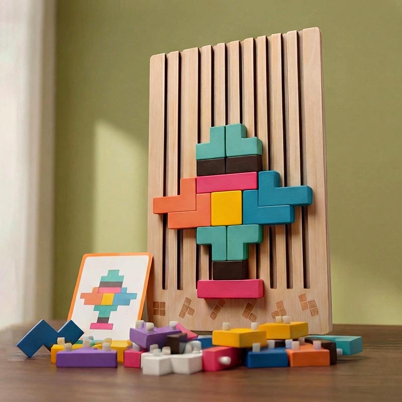 Tetris-puslespill i tre - hjernetrim som vokser sammen med barnet ditt