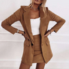 To-Delt Blazer Set med Mini Kjole
