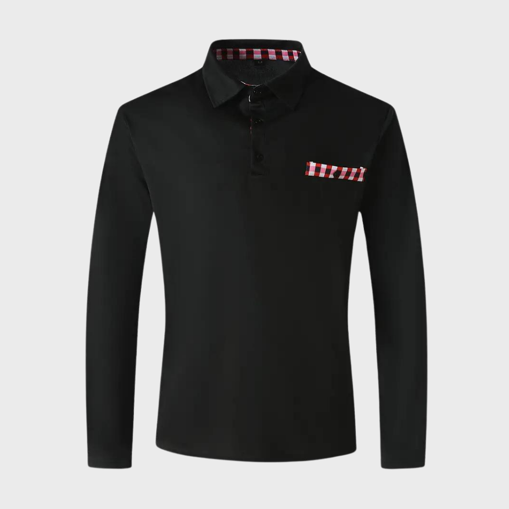 Langermet polo for menn - Oliver