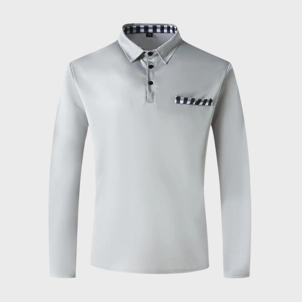 Langermet polo for menn - Oliver