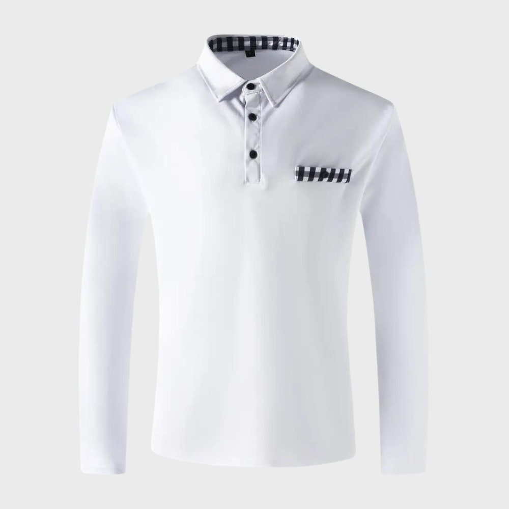 Langermet polo for menn - Oliver