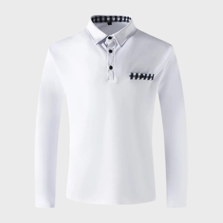 Langermet polo for menn - Oliver