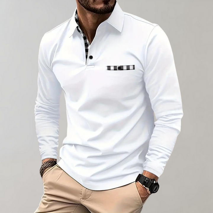 Langermet polo for menn - Oliver