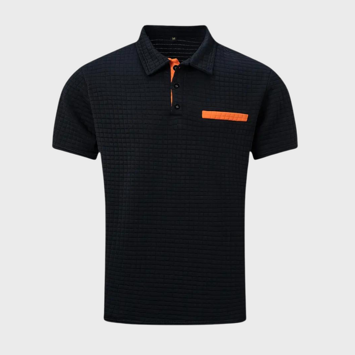 Slim-Fit Menns Polo Skjorte Komfortabel & Stilig