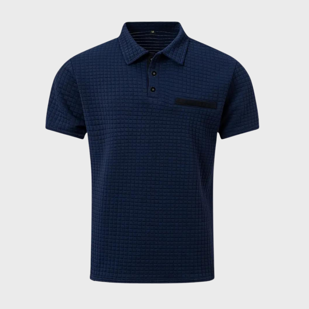 Slim-Fit Menns Polo Skjorte Komfortabel & Stilig