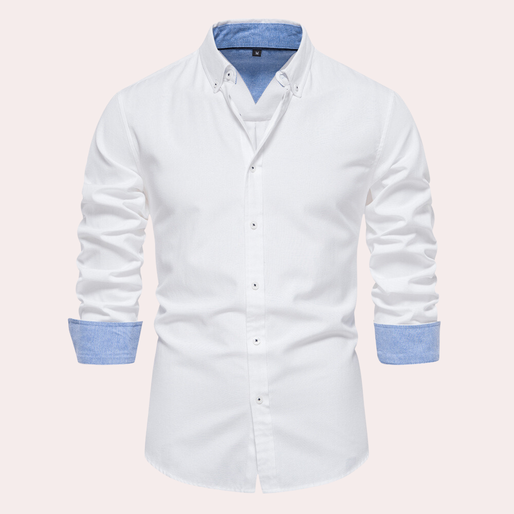 Casual Herreskjorte med Lange Ermer - Remy
