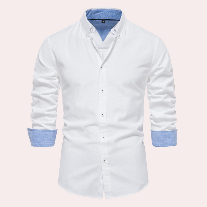 Casual Herreskjorte med Lange Ermer - Remy
