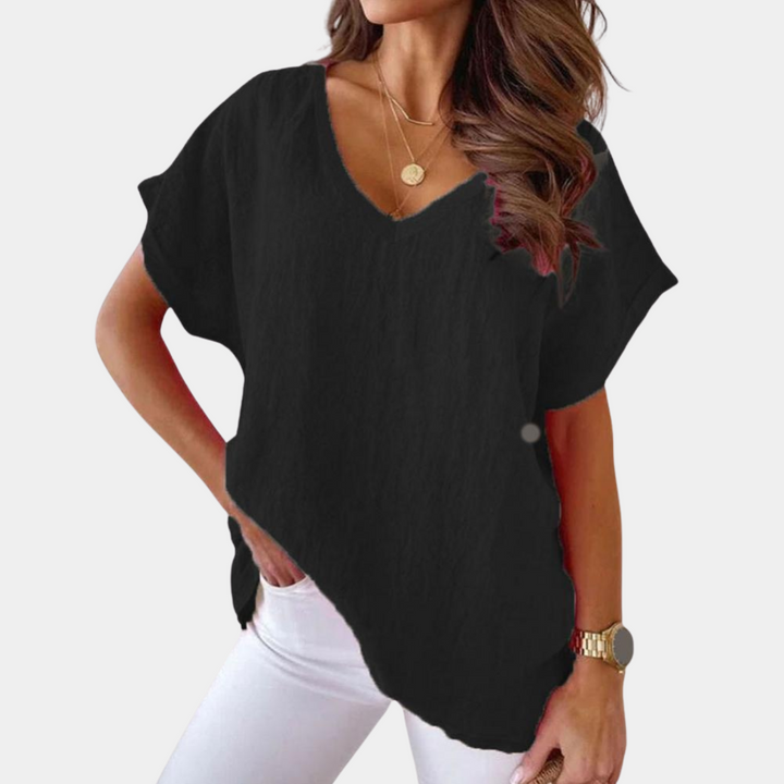 Effortless Chic – Casual T-Skjorte for Kvinner med en Stilig Look