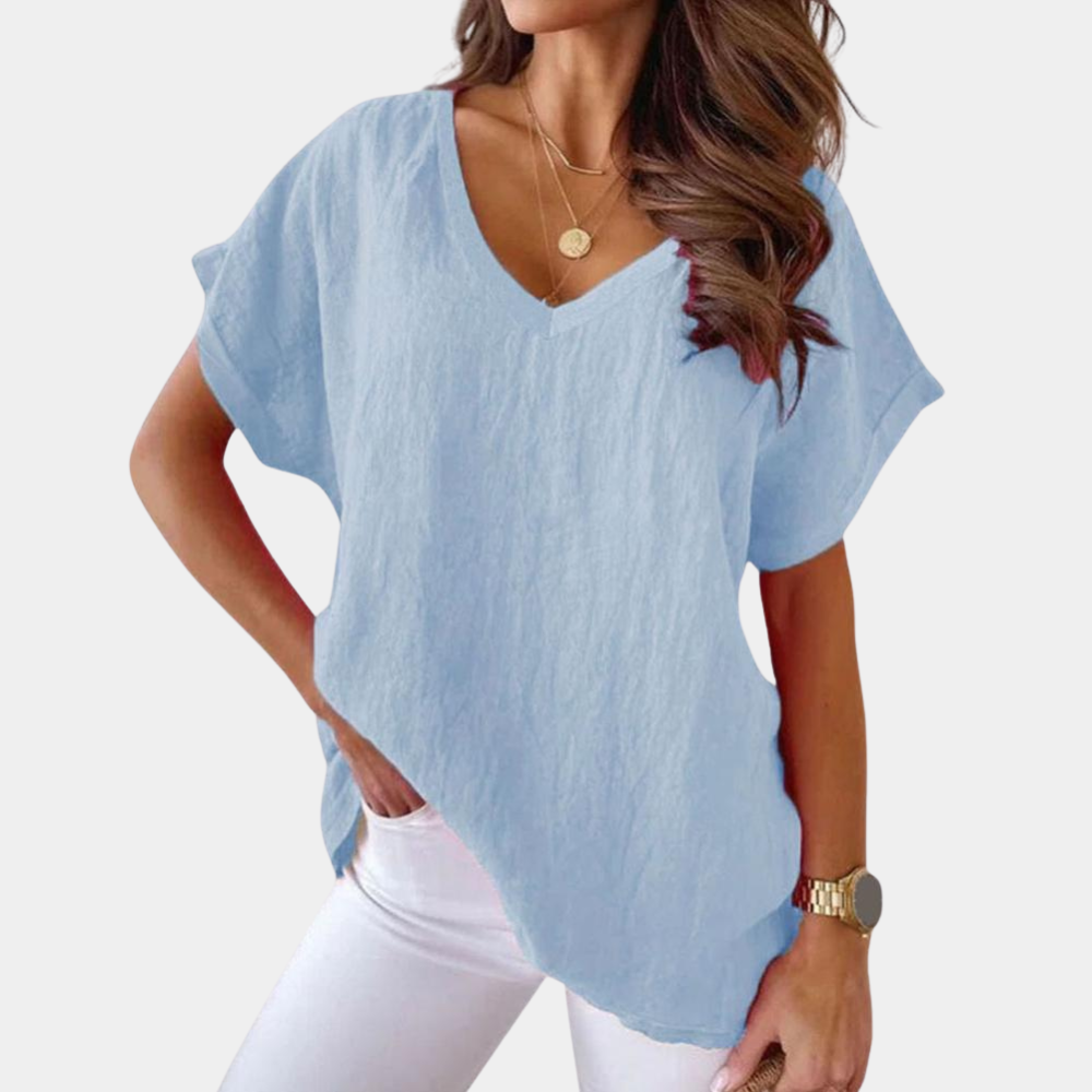 Effortless Chic – Casual T-Skjorte for Kvinner med en Stilig Look