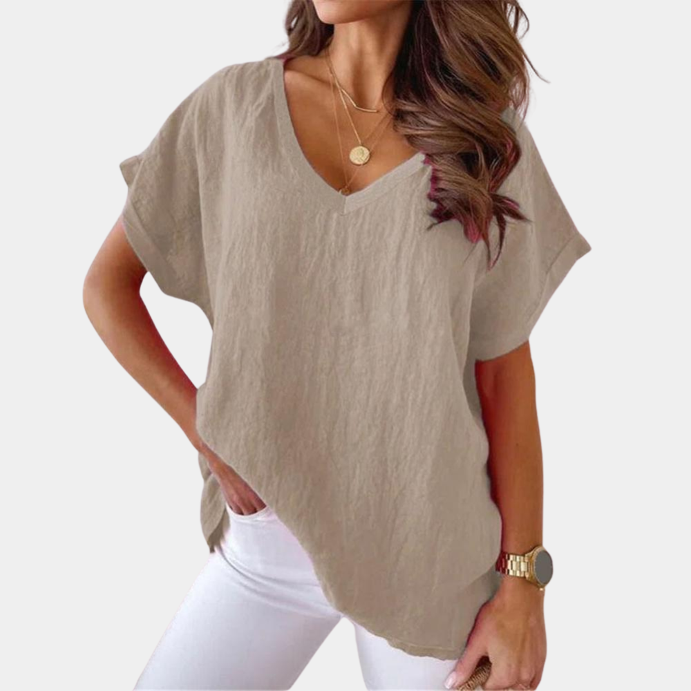 Effortless Chic – Casual T-Skjorte for Kvinner med en Stilig Look