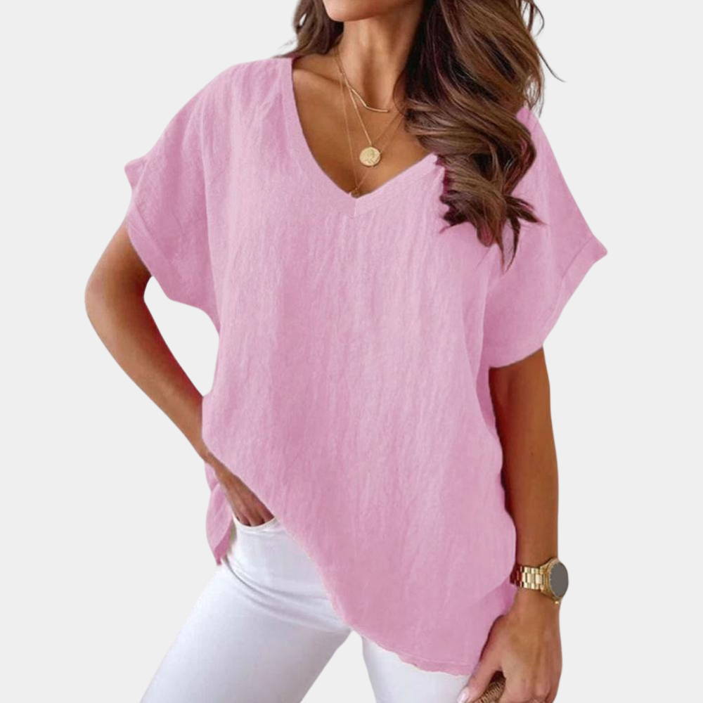 Effortless Chic – Casual T-Skjorte for Kvinner med en Stilig Look