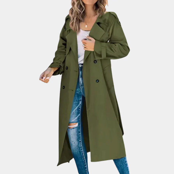 Stilig Kvinners Trench Coat