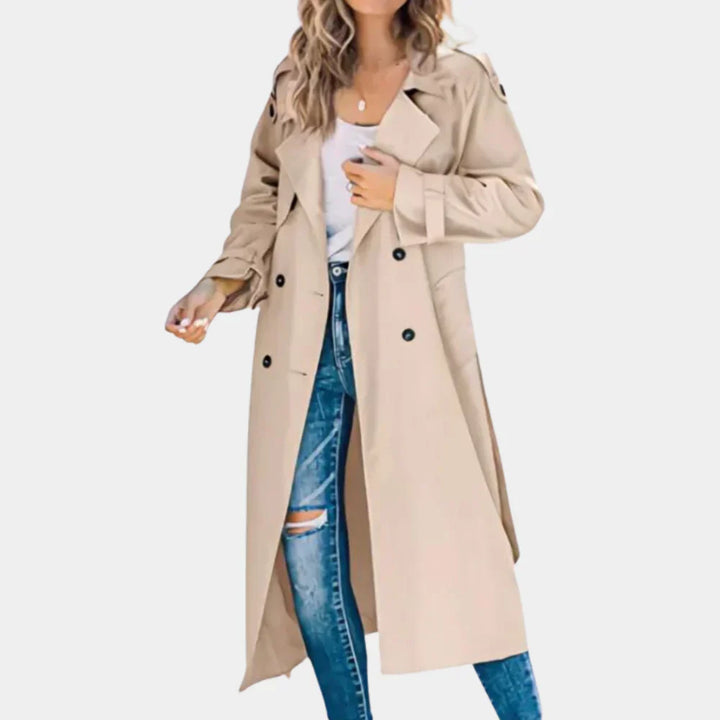 Stilig Kvinners Trench Coat