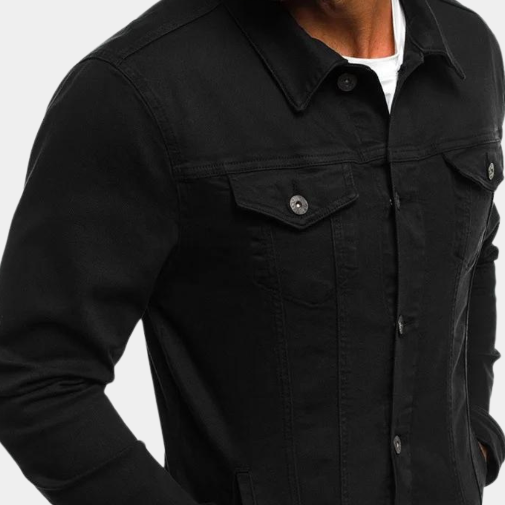 Casual Denim Jakke for Menn Tidless Stil Møter Hverdagskomfort