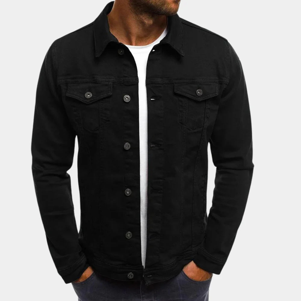 Casual Denim Jakke for Menn Tidless Stil Møter Hverdagskomfort