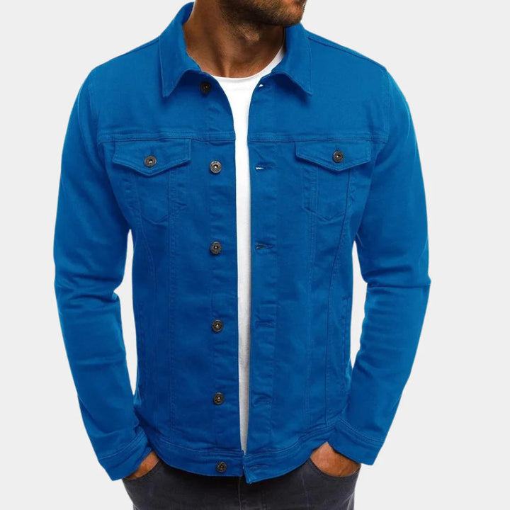 Casual Denim Jakke for Menn Tidless Stil Møter Hverdagskomfort