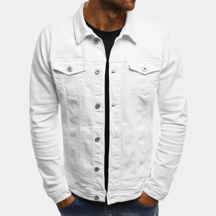 Casual Denim Jakke for Menn Tidless Stil Møter Hverdagskomfort