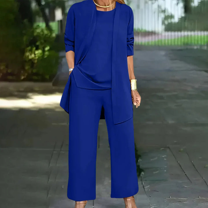 Elegant Tre-Delt Dressbukse for Kvinner