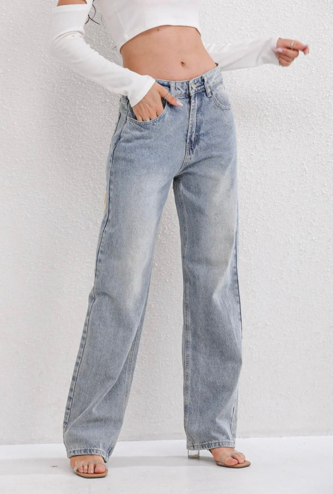 Kvinners Vintage Ripped Jeans