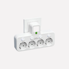 Strømfordeler med USB- og Type‑C-porter