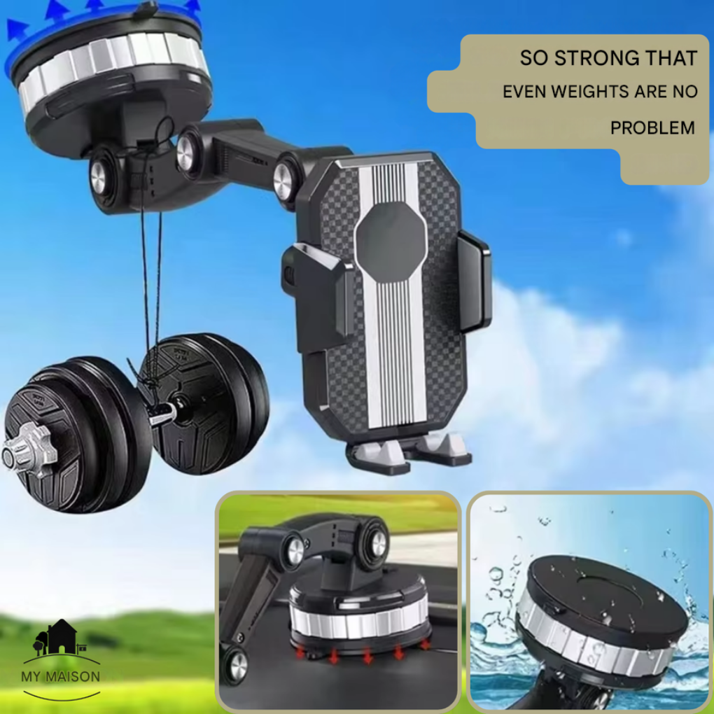 Biltelefonfeste med 360° rotasjon