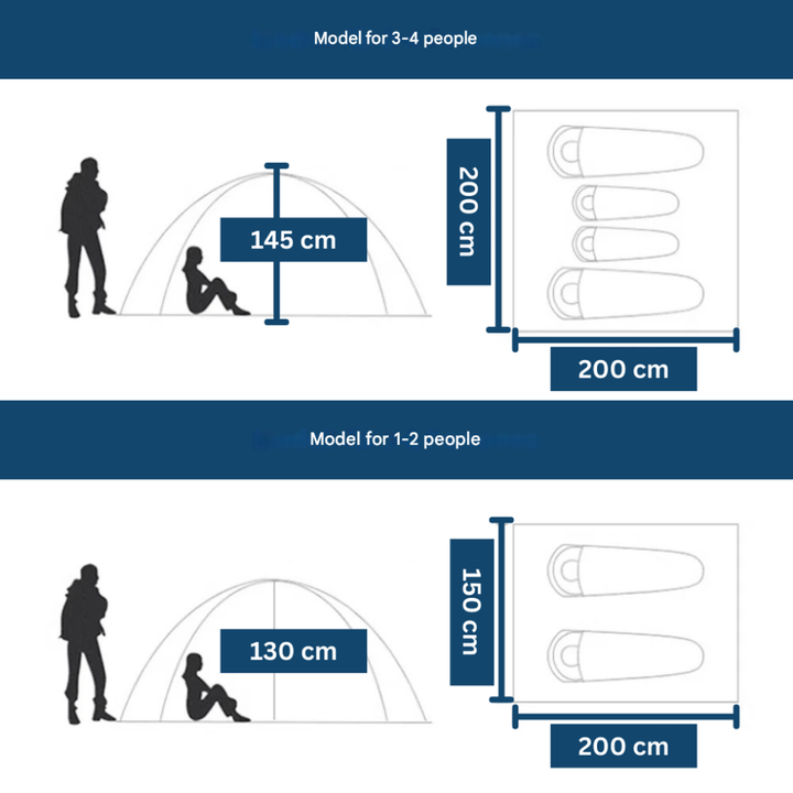 Instant Pop‑Up Telt