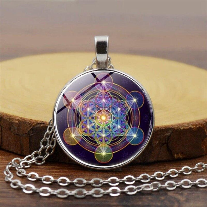 Chakra-anheng med Metatrons kube - Solantra