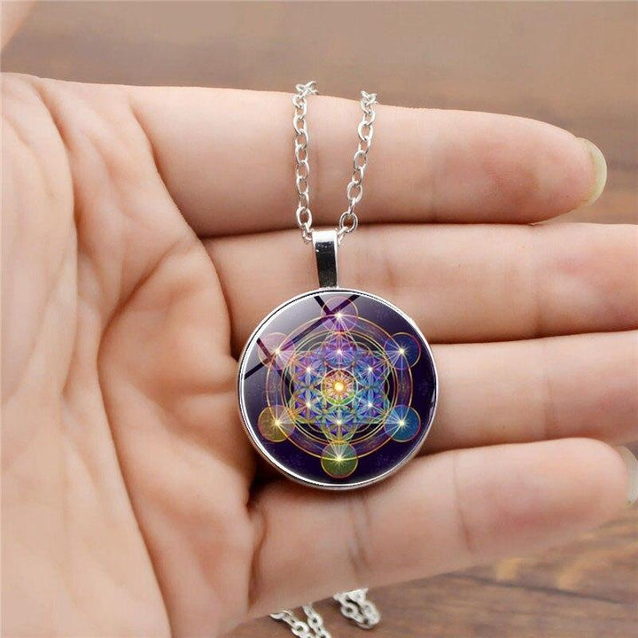 Chakra-anheng med Metatrons kube - Solantra