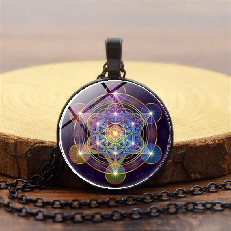 Chakra-anheng med Metatrons kube - Solantra