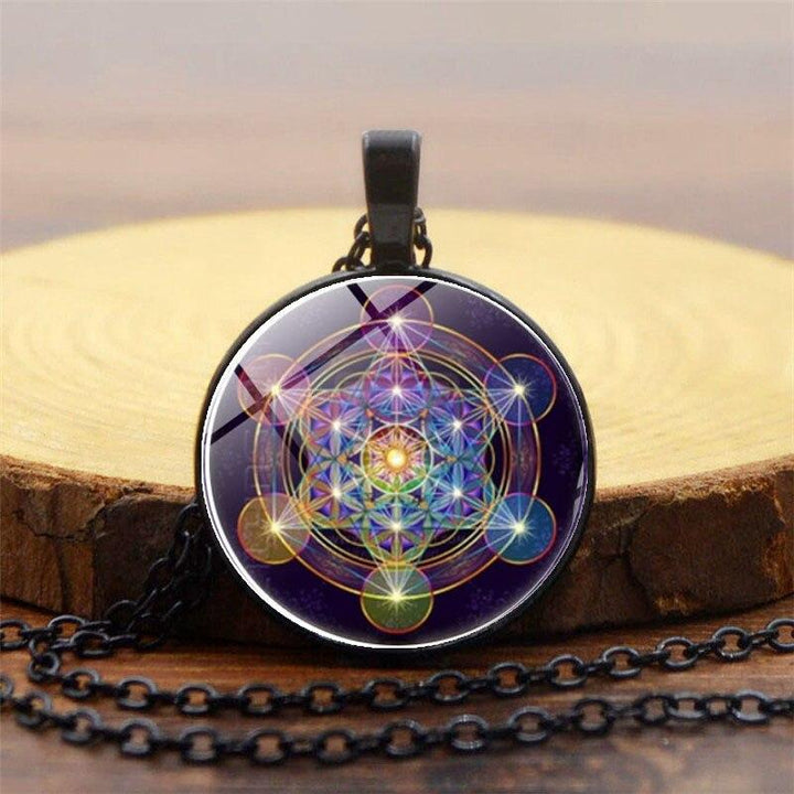 Chakra-anheng med Metatrons kube - Solantra