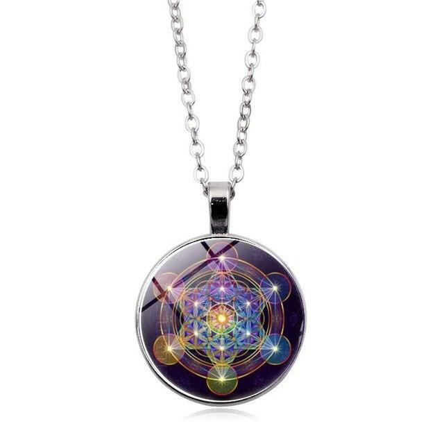 Chakra-anheng med Metatrons kube - Solantra