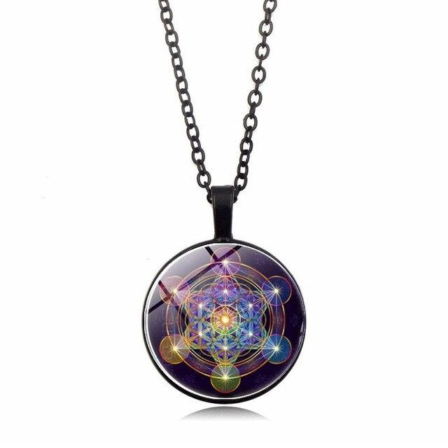 Chakra-anheng med Metatrons kube - Solantra