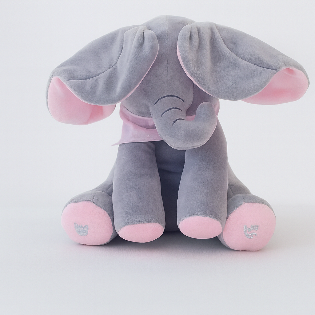 Peek-a-boo Elefant Plush Leketøy