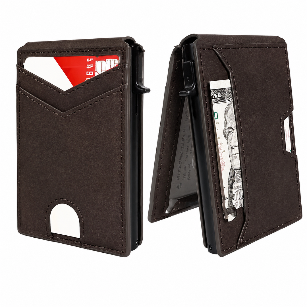 Dobbelt-Fold Lommebok for Menn