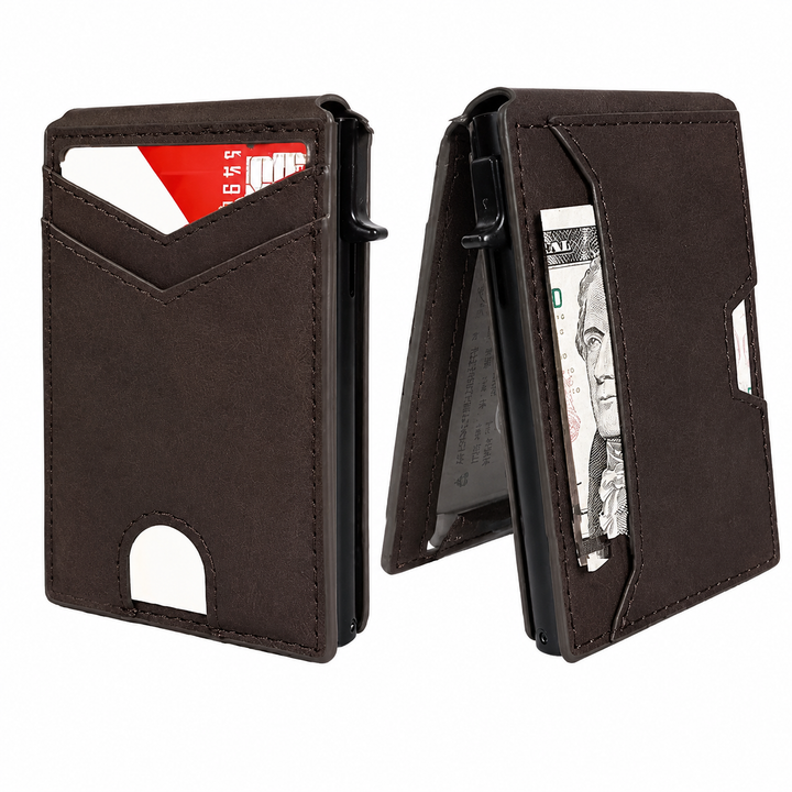 Dobbelt-Fold Lommebok for Menn