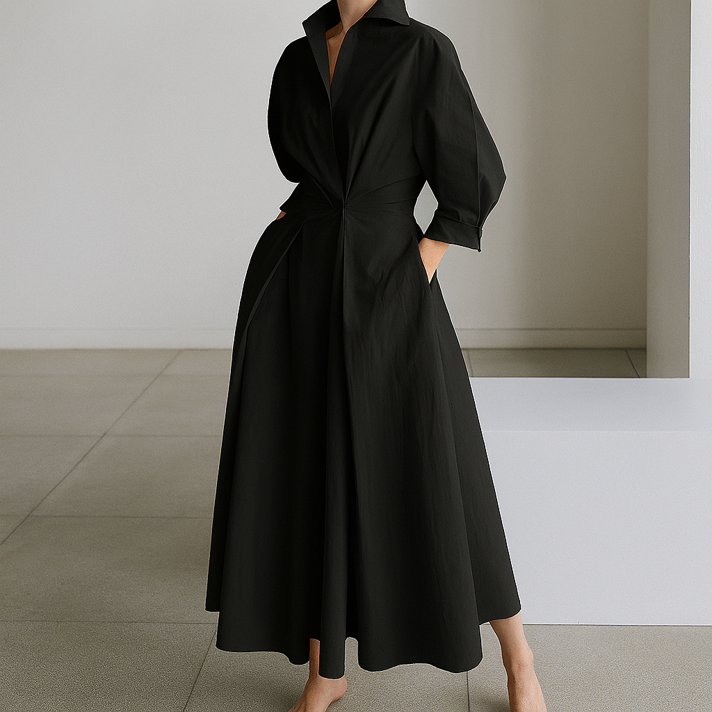 Elegant Kvinners Flytende Maxi Kjole
