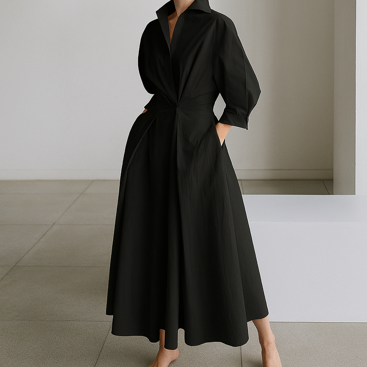 Elegant Kvinners Flytende Maxi Kjole