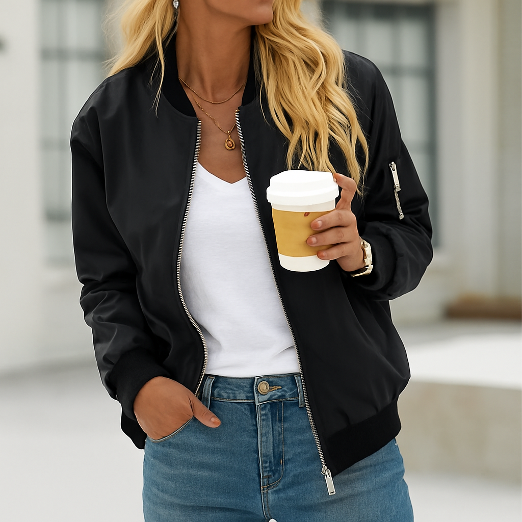 Kvinners Bomber Jakke