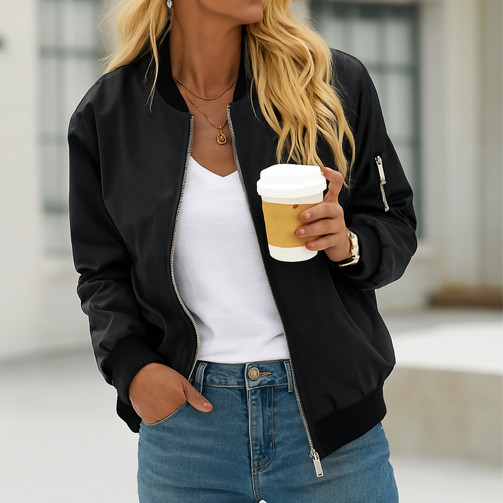 Kvinners Bomber Jakke