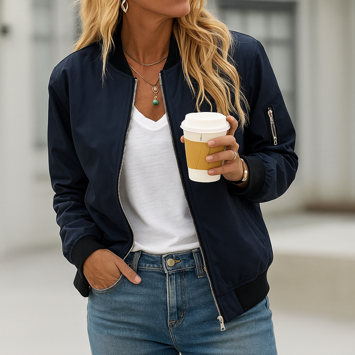 Kvinners Bomber Jakke