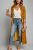 Kvinnens Lange Duster Cardigan