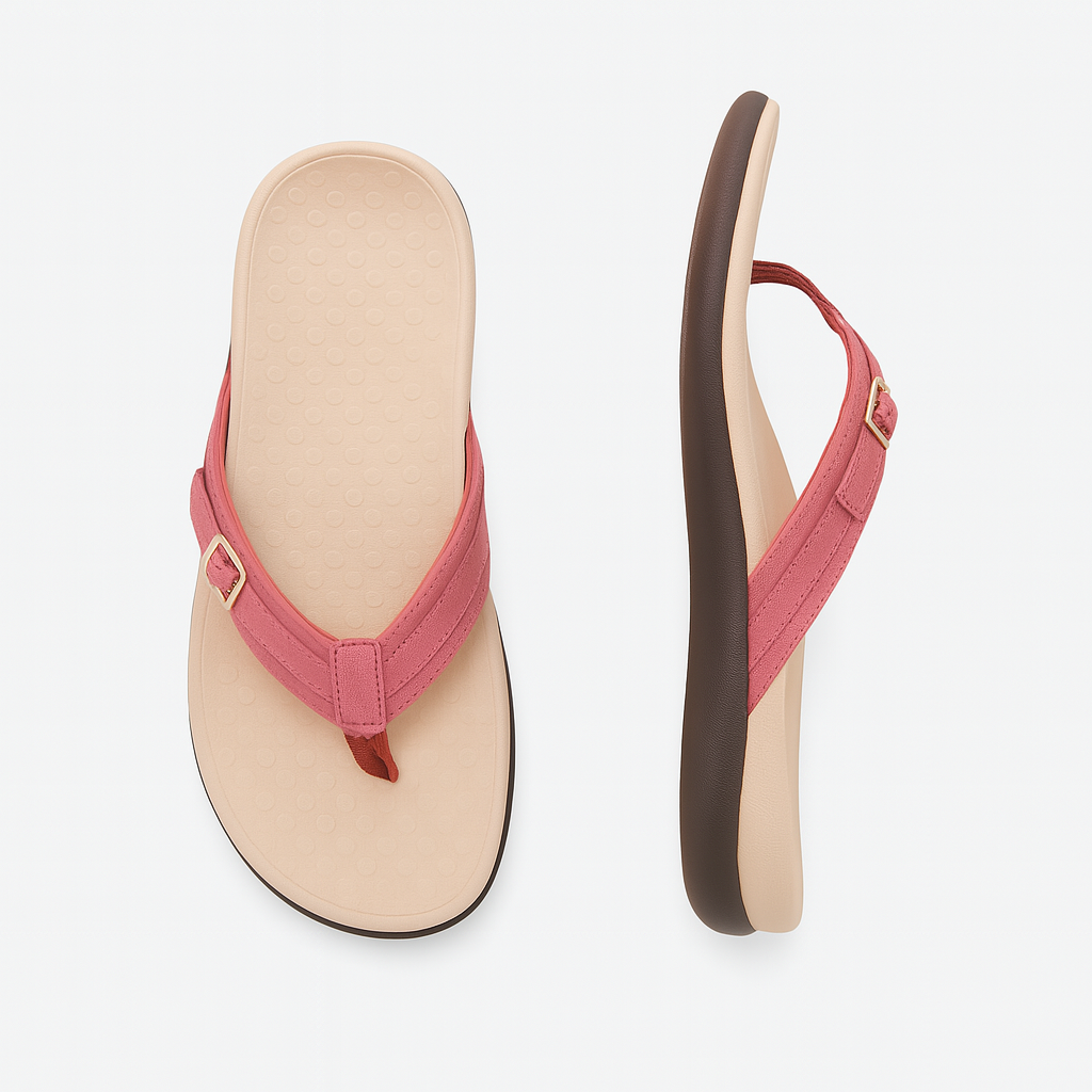 Kvinners designet for balanse flip-flops