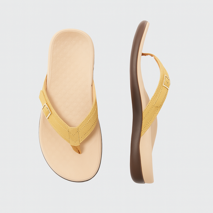 Kvinners designet for balanse flip-flops