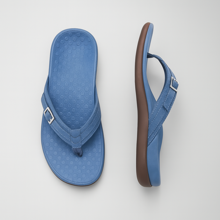 Kvinners designet for balanse flip-flops