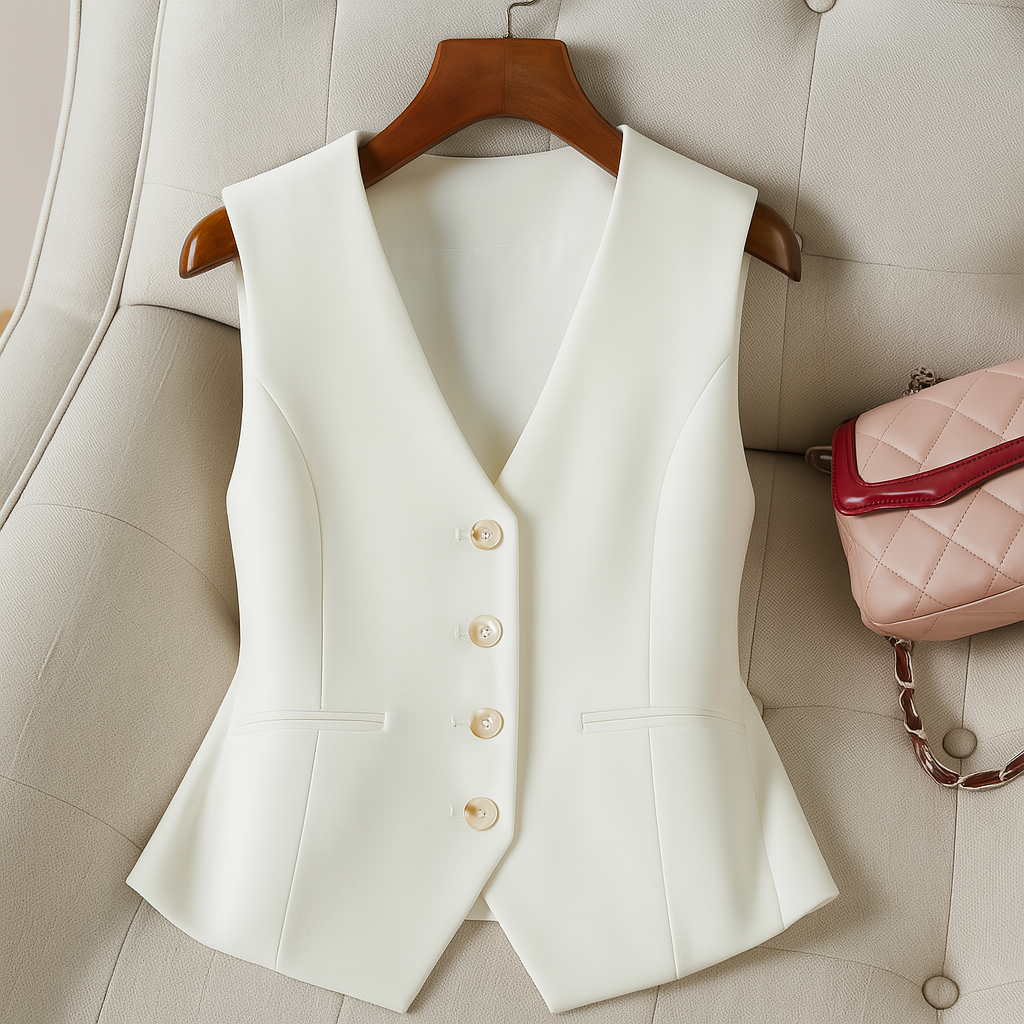 Chic Vintage Vest for Kvinner