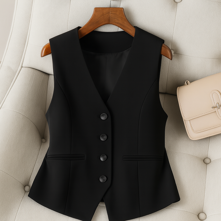 Chic Vintage Vest for Kvinner